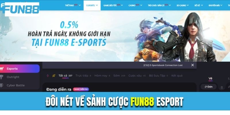 Đôi nét về sảnh cược Fun88 Esport